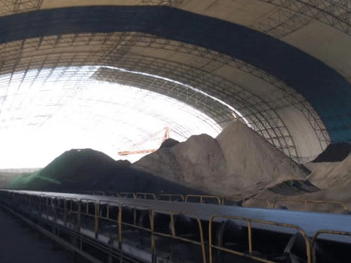 砀山煤棚料仓网架